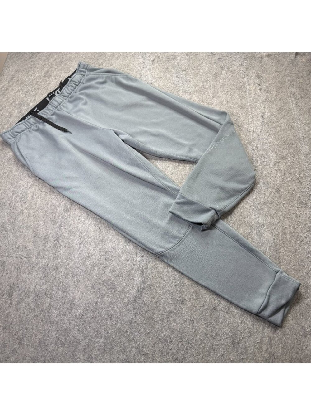 Nike Jogger Men L Gray Fleece Sweatpants 29" Relaxed Fit AJ4454 Tapered